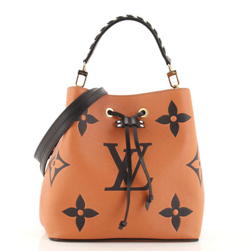 Louis Vuitton NeoNoe Handbag Limited Edition Crafty Monogram Empreinte Giant MM