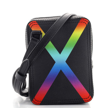 Louis Vuitton Danube Messenger Bag Rainbow Taiga Leather