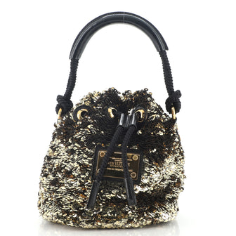 Louis Vuitton Noe Rococo Handbag Sequins Mini