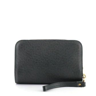 Louis Vuitton Pochette Baikal Clutch Taiga Leather