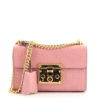 Gucci Padlock Shoulder Bag Guccissima Leather Small