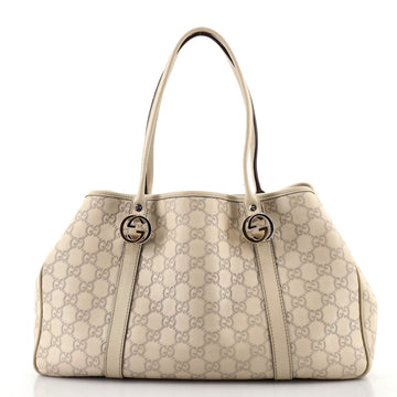 Gucci Twins Tote Guccissima Leather Medium