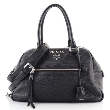 Prada Front Pocket Convertible Tote Vitello Daino Medium