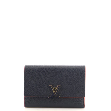 Louis Vuitton Capucines Compact Wallet Leather