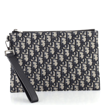 Christian Dior A5 Pouch Oblique Canvas