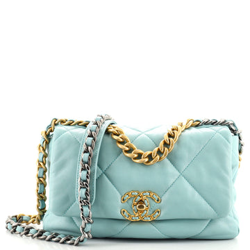Chanel 19 Flap Bag Quilted Goatskin Medium