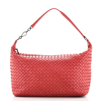 Bottega Veneta Zip Hobo Intrecciato Nappa Medium