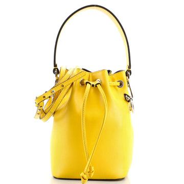 Fendi Mon Tresor Bucket Bag Leather Mini