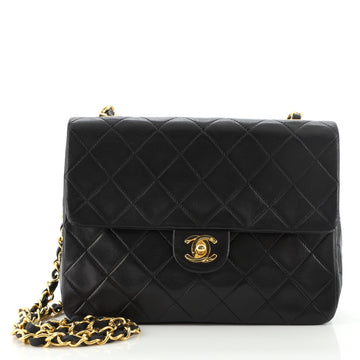 Chanel Vintage Square Classic Flap Bag Quilted Lambskin Small