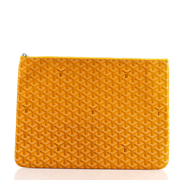 Goyard Senat Zip Pouch Coated Canvas GM
