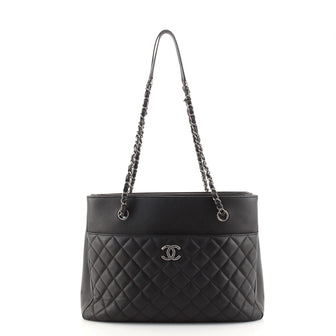 Chanel Urban Companion Shopping Tote Quilted Caviar Medium