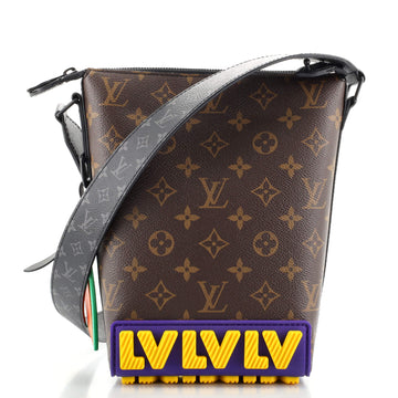 Louis Vuitton Cruiser Messenger Limited Edition LV Rubber Monogram Canvas and Monogram Eclipse
