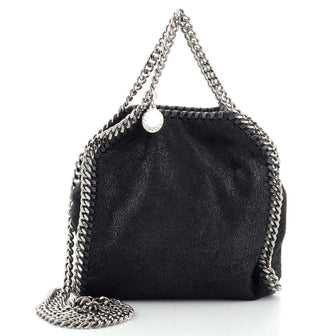 Stella McCartney Falabella Fold Over Crossbody Bag Shaggy Deer Tiny