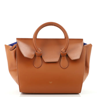 Celine Tie Knot Tote Smooth Leather Small