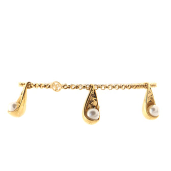 Louis Vuitton Pearlygram Supple Bracelet Metal with Faux Pearls