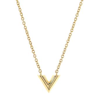 Louis Vuitton Essential V Necklace Metal