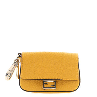 Fendi Baguette Bag Charm Leather Nano