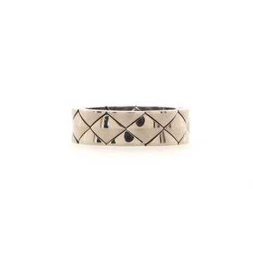 Chanel Matelasse Ring 18K White Gold