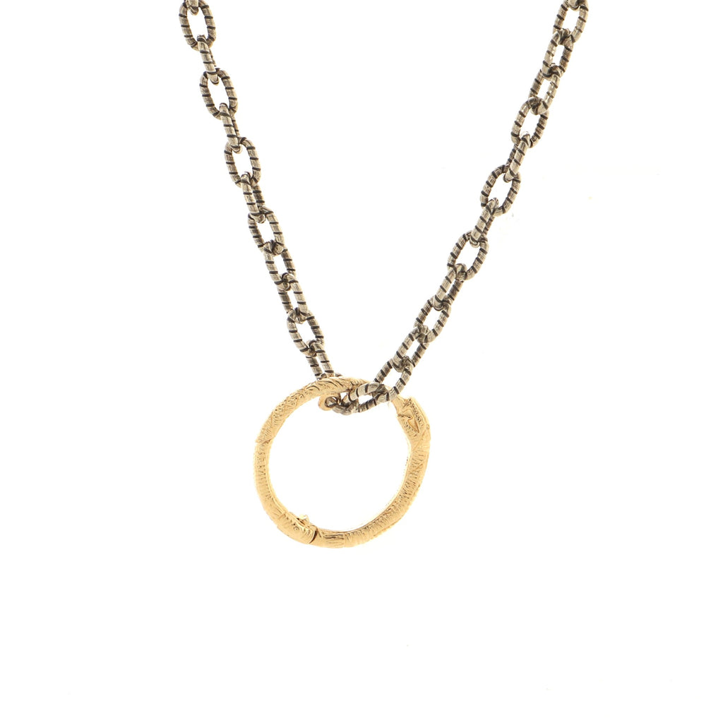 Gucci snake ring 2025 pendant necklace in gold