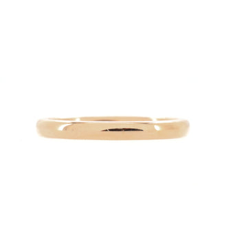 Tiffany & Co. Classic Wedding Band Ring 18K Rose Gold 2mm