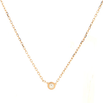 Cartier Diamants Legers Pendant Necklace 18K Rose Gold with Diamond Small