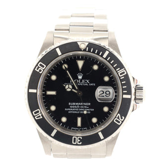 Rolex Oyster Perpetual Submariner Date Automatic Watch Stainless Steel 40