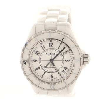 Chanel J12 Automatic Watch Ceramic and Stainless Steel 38