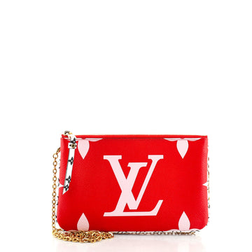 Louis Vuitton Double Zip Pochette Limited Edition Colored Monogram Giant