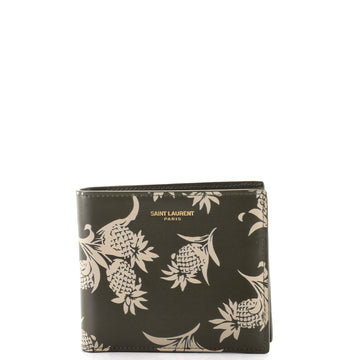 Saint Laurent Classic Bifold Wallet Printed Leather