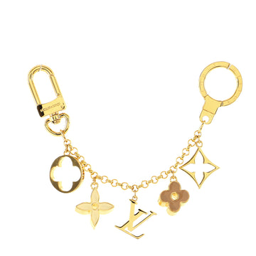 Louis Vuitton Fleur de Monogram Bag Charm and Key Holder Resin and Brass