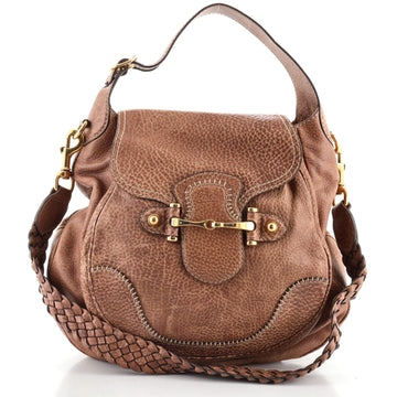 Gucci New Pelham Shoulder Bag Leather Large