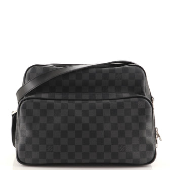 Louis Vuitton Leoh Messenger Bag Damier Graphite