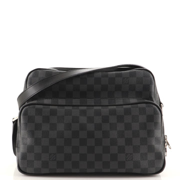 Louis Vuitton Leoh Messenger Bag Damier Graphite