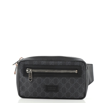 Gucci Soft Zip Belt Bag GG Coated Canvas Small