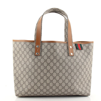 Gucci Web Loop Tote GG Coated Canvas Medium