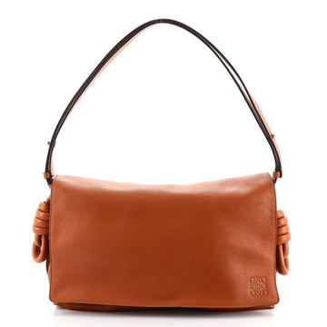 Loewe Flamenco Knot Messenger Bag Leather Large