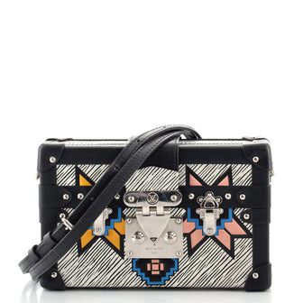 Louis Vuitton Petite Malle Handbag Limited Edition Azteque Epi Leather