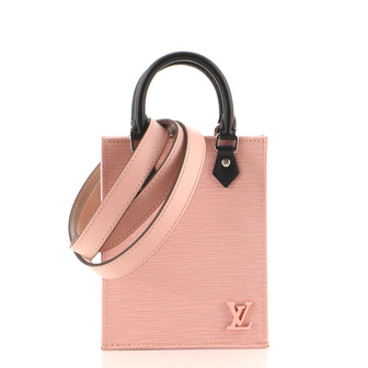 Louis Vuitton Petit Sac Plat Epi Light Pink/Black SHW