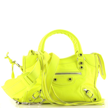 Balenciaga City Classic Studs Bag Leather Mini