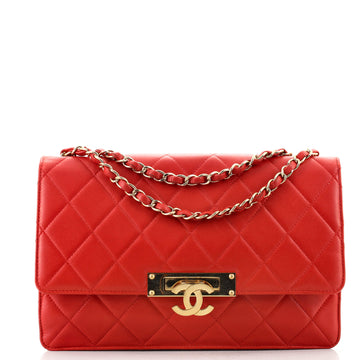 Chanel Golden Class Flap Bag Quilted Lambskin Large