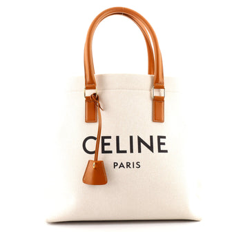 Celine Horizontal Cabas Tote Canvas with Leather