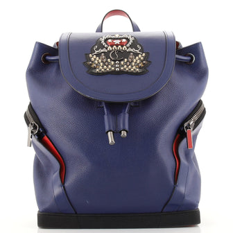Christian Louboutin Explorafunk Backpack Embellished Leather