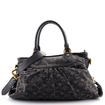 Louis Vuitton Neo Cabby Handbag Denim MM