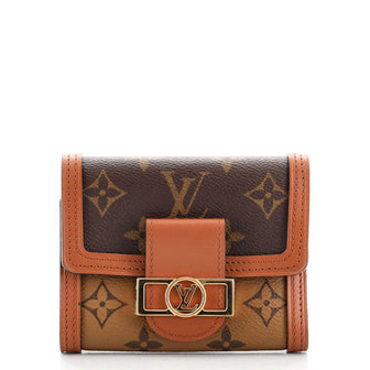 Louis Vuitton Dauphine Compact Wallet Reverse Monogram Canvas
