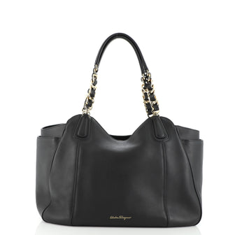 Salvatore Ferragamo Melinda Tote Leather Medium