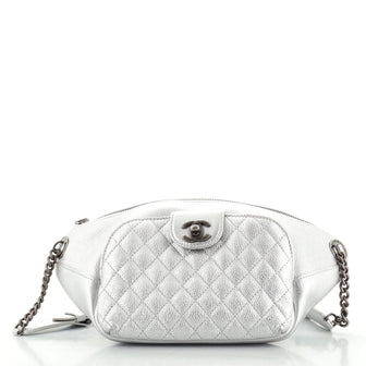 Chanel Casual Rock Waist Bag Quilted Calfskin