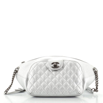 Chanel Casual Rock Waist Bag Quilted Calfskin