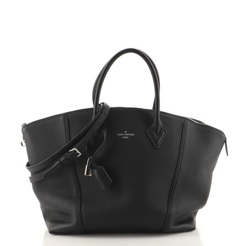 Louis Vuitton Soft Lockit Handbag Leather PM