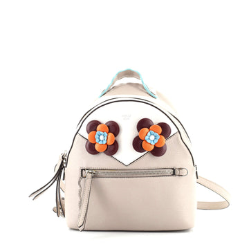 Fendi By The Way Flowerland Backpack Embellished Leather Mini