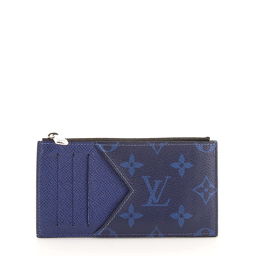 Louis Vuitton Coin Card Holder Monogram Taigarama